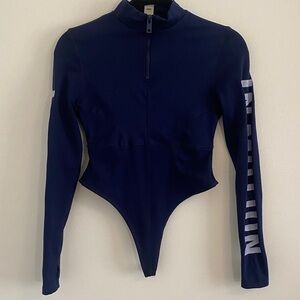 The Giving Movement Long Sleeve Navy Blue Softskin Bodysuit size Medium